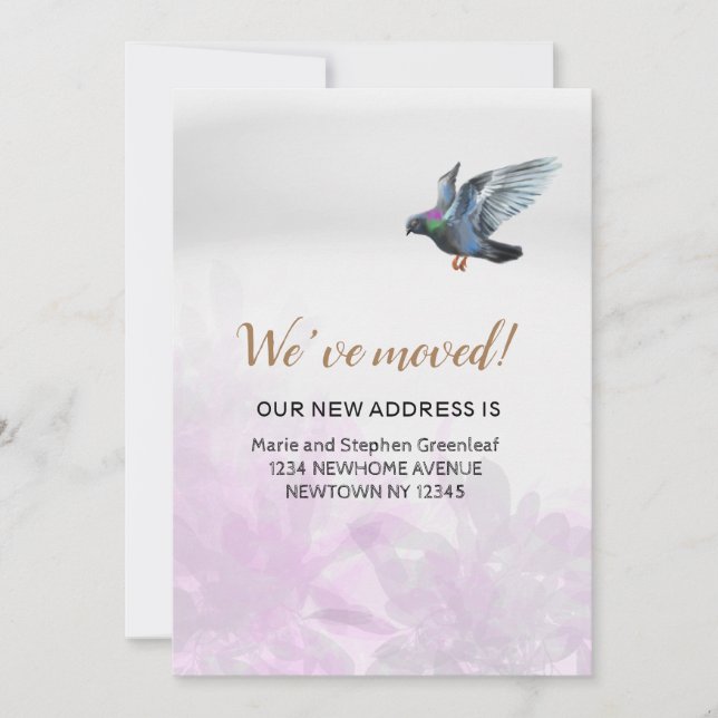 We have moved announcement (Front)