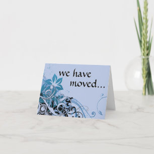 we have moved announcement