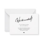 We have moved modern script moving announcement