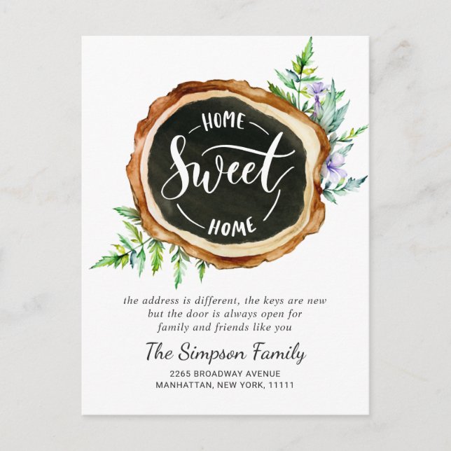 We have Moved Moving Announcement Postcard (Front)