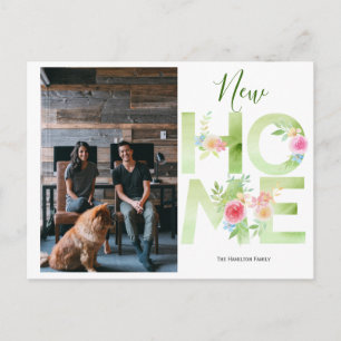 We Have Moved New Home Photo Personalized Postcard