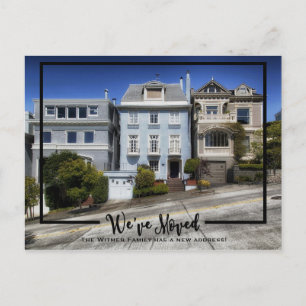 We Have Moved   New Home Photo We've Moved Announcement Postcard