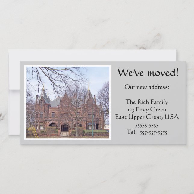 We Have Moved Photocard Template (Front)