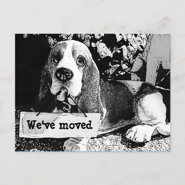 We Have Moved Postcard (Front)