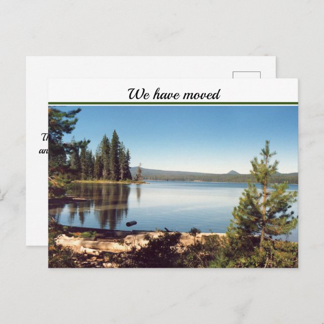 We Have Moved Postcard (Front/Back)