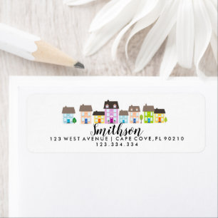 We have moved return address label houses