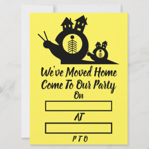 We Have Moved Snail House Moving Home Announcement