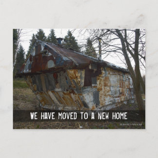 We have moved to a new home | Countryside Announcement Postcard