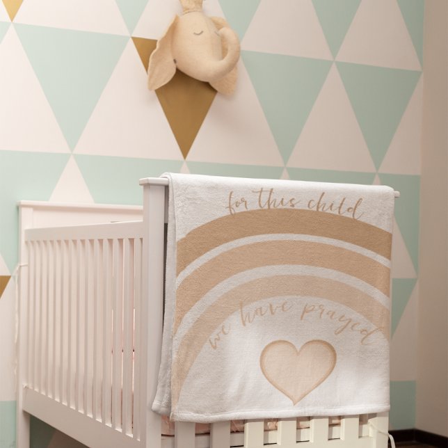 We Have Prayed for Rainbow Gender Neutral Sherpa Blanket (Creator Uploaded)