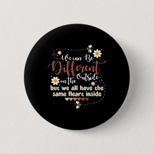 We Have Same Heart Inside Black History Month Wome 2 Inch Round Button