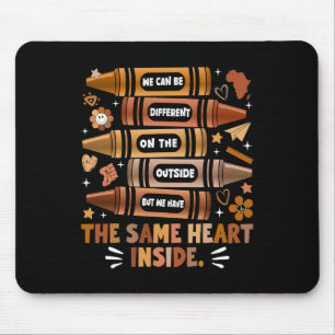 We Have The Same Heart Black History Month African Mouse Pad