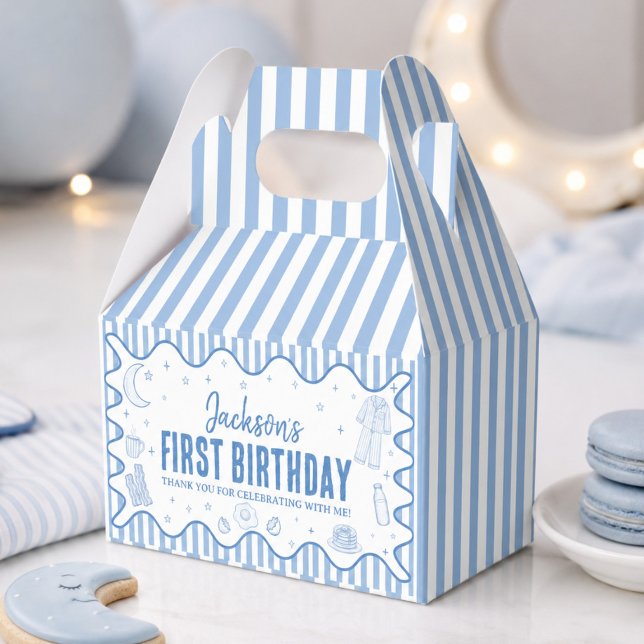 We Haven't Slept One Bit Pyjamas Birthday Favor Box (Creator Uploaded)