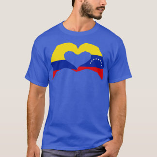 We Heart Colombia Venezuela Multinational Patriot T-Shirt