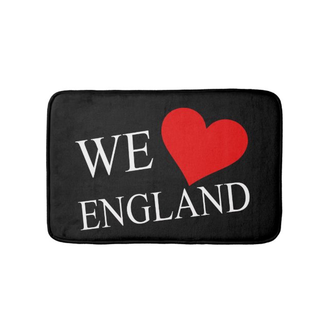 We Heart England wt bmt Bath Mat (Front)