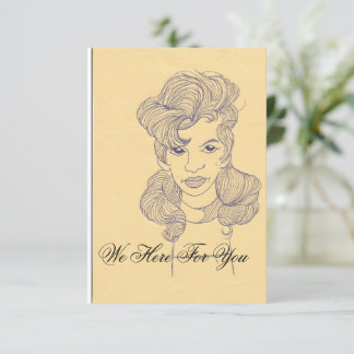 We Here For You-Law firm card