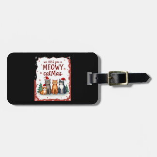 We Hiss You A Meowy Catmas Funny Cat Christmas Ugl Luggage Tag