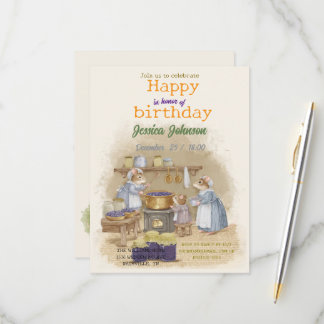 We invite you to a children's party