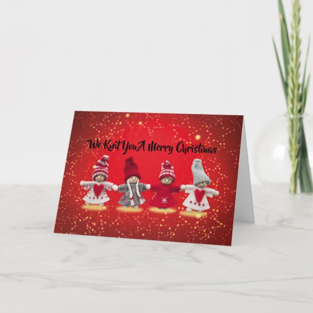 We Knit You A Merry Christmas Card (Front)