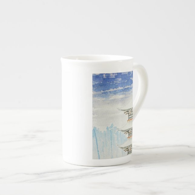 WE ♡ KYOTO BONE CHINA MUG (Front Right)