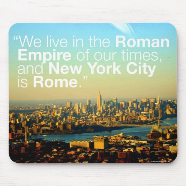 we live in the roman empire mouse pad (Front)
