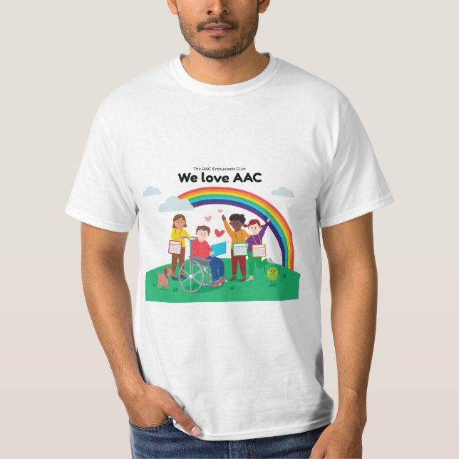 We love AAC - T-shirt (Front)
