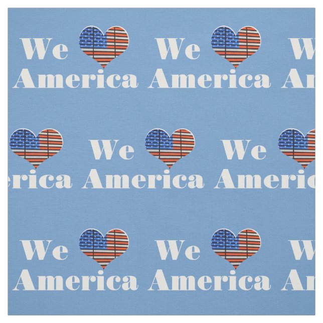 We Love America Fabric (Swatch)