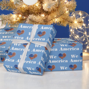 We Love America Wrapping Paper