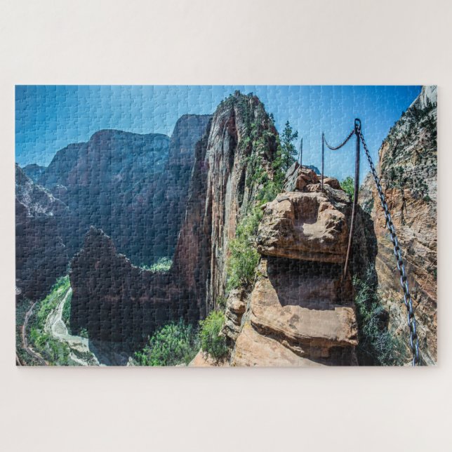 We Love Angels Lake Utah Jigsaw Puzzle (Horizontal)