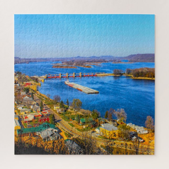 We love Bellevue Iowa. Jigsaw Puzzle (Vertical)