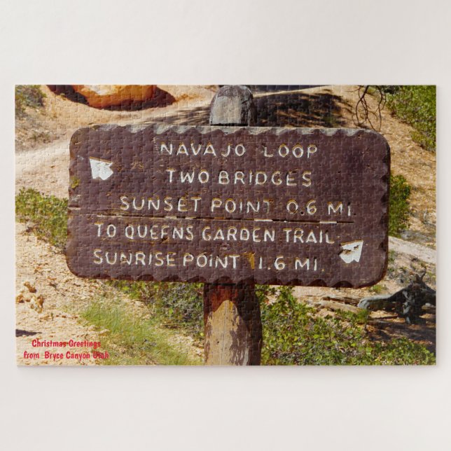 We Love Bryce Canyon Utah Jigsaw Puzzle (Horizontal)