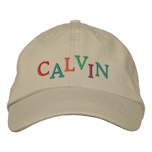 We Love CALVIN Horse Racing Cap (Front)