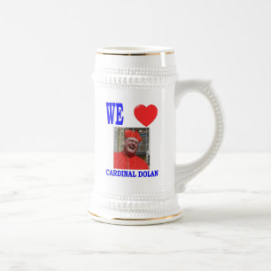 WE LOVE CARDINAL DOLAN BEER STEIN