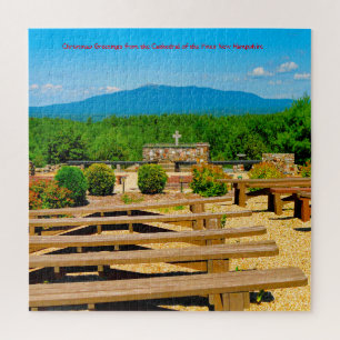 We love Cathedral of the Pines New Hampshire Jigsa Jigsaw Puzzle