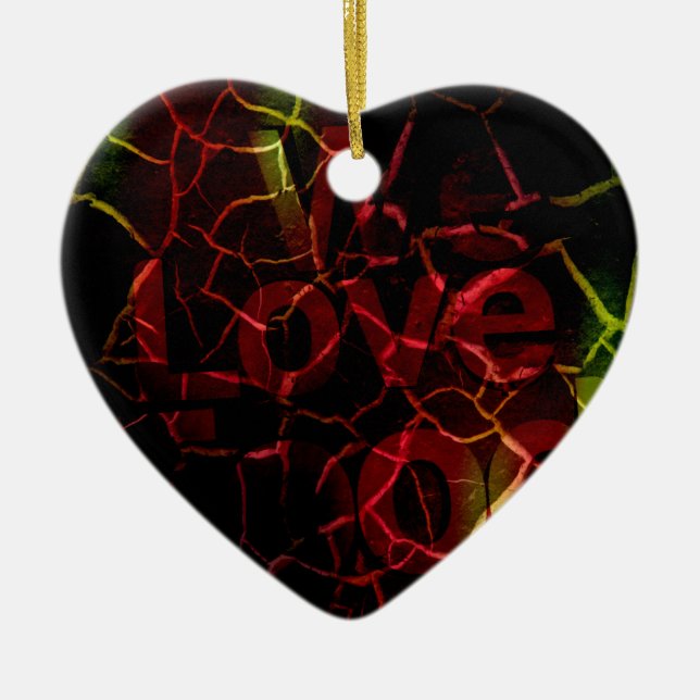 We love ceramic ornament (Front)