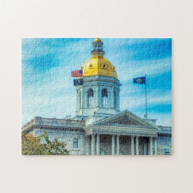 We love Concord New Hampshire Jigsaw Puzzle (Horizontal)