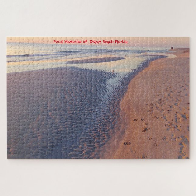 We Love Delray Beach Florida Jigsaw Puzzle (Horizontal)