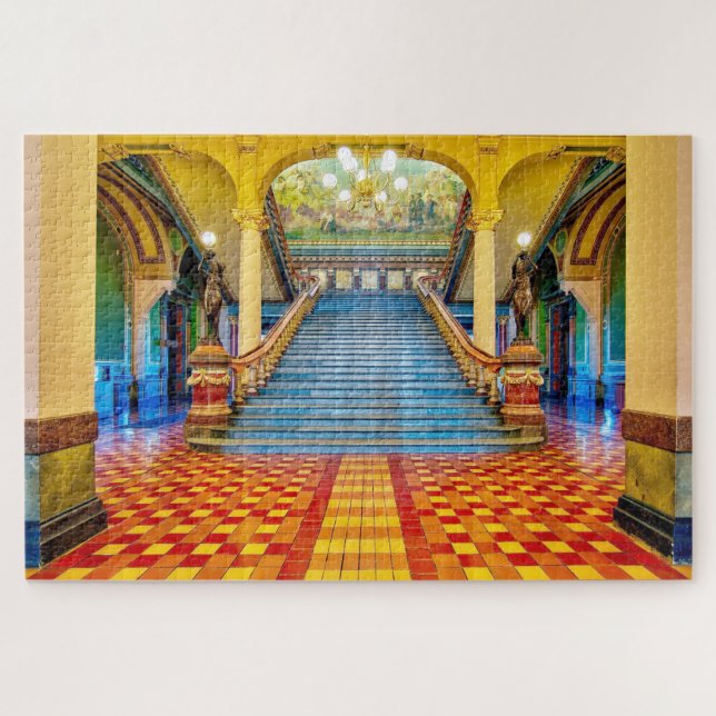 We love Des Moines Iowa. Jigsaw Puzzle (Horizontal)