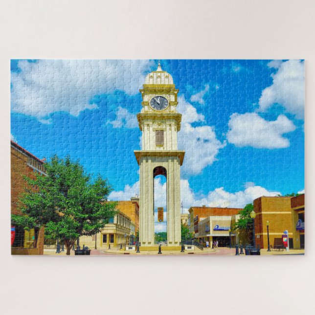 We love Dubuque in Iowa. Jigsaw Puzzle (Horizontal)