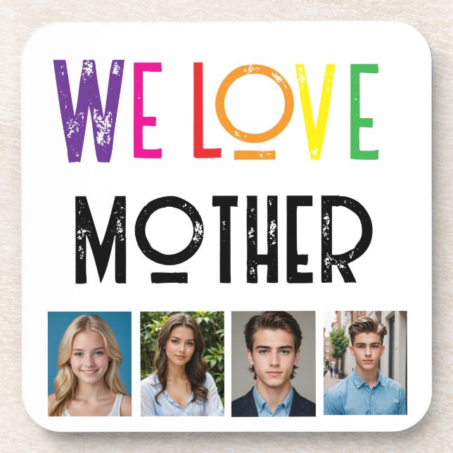 WE LOVE GIFT, EDIT ADD PHOTO COASTER (Front)