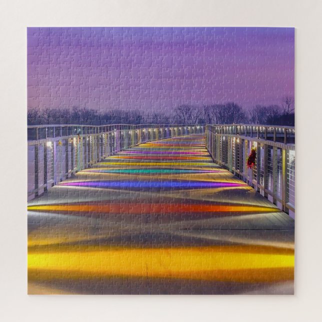 We love Gray's Lake Iowa. Jigsaw Puzzle (Vertical)