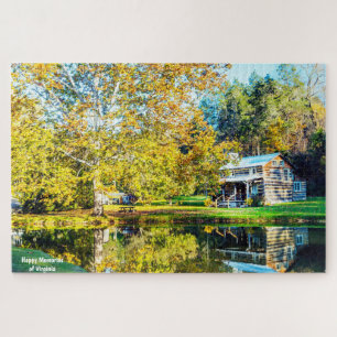 We love Log Cabins West Virginia. Jigsaw Puzzle