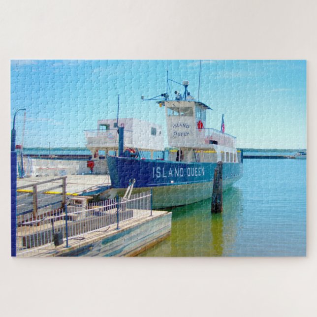 We love Madeline Island Ferries Wisconsin. Jigsaw Puzzle (Horizontal)