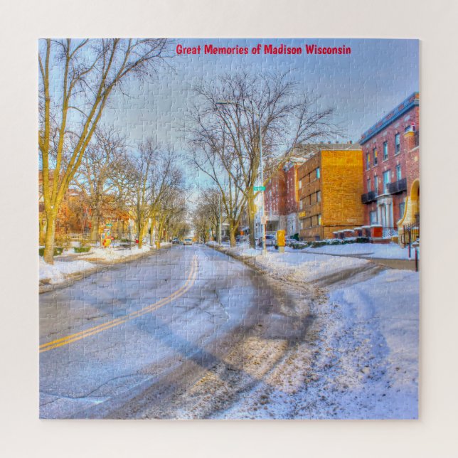 We love Madison Wisconsin. Jigsaw Puzzle (Vertical)