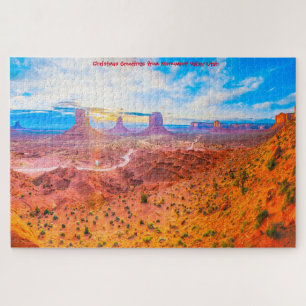 We Love Monument Valley Utah Jigsaw Puzzle