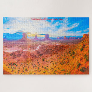We Love Monument Valley Utah Jigsaw Puzzle