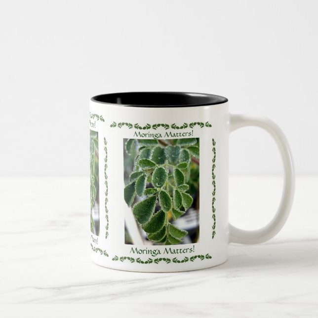 We Love Moringa! Two-Tone Coffee Mug (Right)