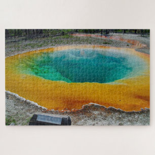 We love Morning Glory Pool Wyoming Jigsaw Puzzle