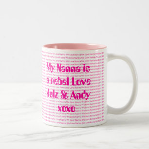 We Love Nanna Two-Tone Coffee Mug