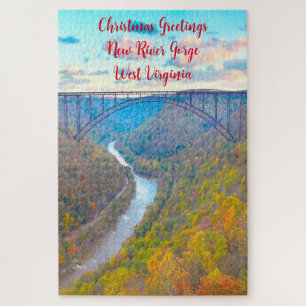 We love New River Gorge West Virginia. Jigsaw Puzzle