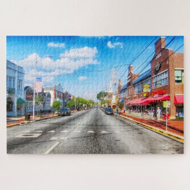 We Love Newark Delaware Jigsaw Puzzle (Horizontal)